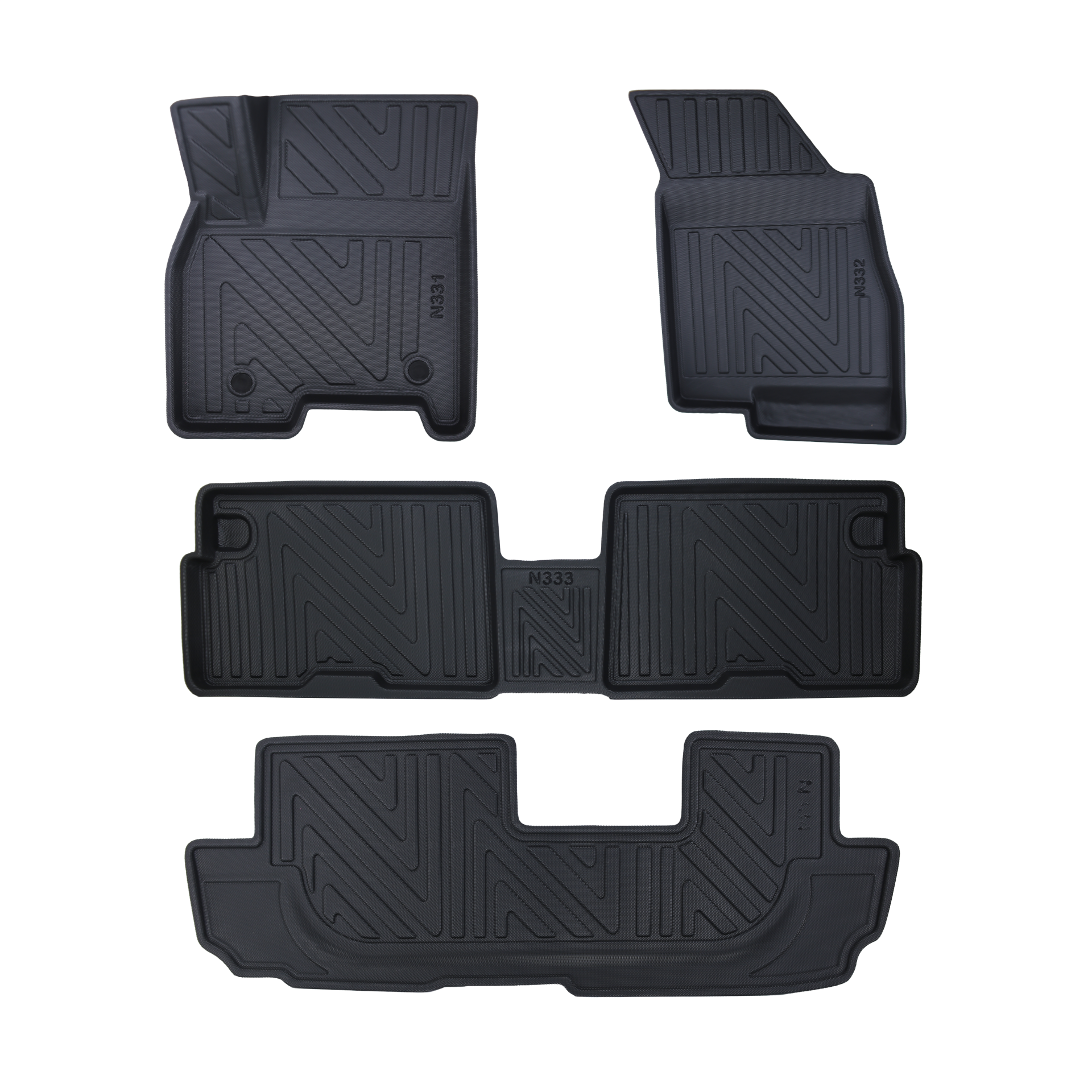 Chery Tiggo 8 Pro 2020 Sonrası 7 Koltuklu Premium Havuzlu Oto Paspas | Excellent