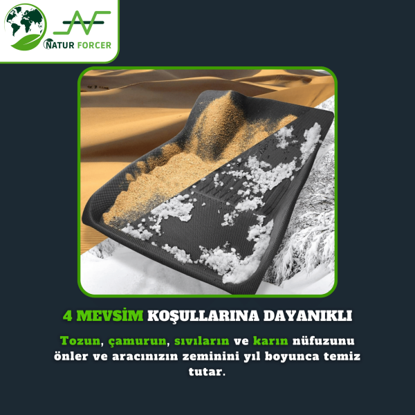 Citroen Nemo 2007 ve Sonrası Panelvan Premium Havuzlu Oto Paspas